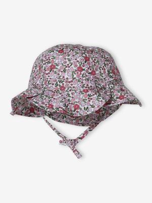 Hoedje met print voor meisjesbaby roze, bedrukt Hoedje met print voor meisjesbaby roze, bedrukt