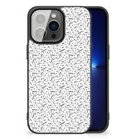 iPhone 13 Pro Back Case Stripes Dots - thumbnail
