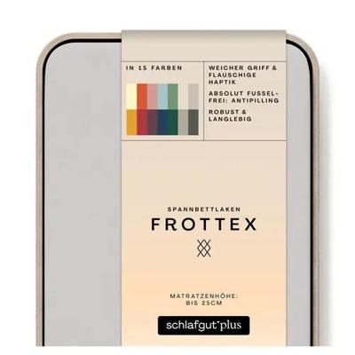 Schlafgut Schlafgut Badstof Hoeslaken XL - 180x200 - 200x200 511 Grey Light