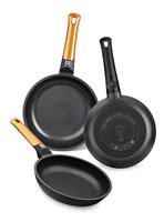 Pan BRA A281224 Ø 24 cm TEFLON Zwart Oranje Aluminium Gehard aluminium Ø 24 cm - thumbnail