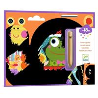 Kraskaarten - Leuk om te ontdekken - DJECO meerkleurig - thumbnail