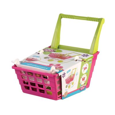 Androni Winkelwagen roze/groen