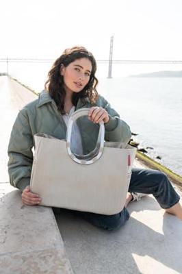 Reisenthel Loopshopper L-Herringbone Sand