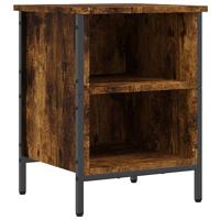 VidaXL Schoenenkast 38x35x50 cm bewerkt hout gerookt eikenkleurig - thumbnail