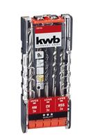 kwb 109155 HSS Boorset 9-delig 3 mm, 4 mm, 5 mm, 6 mm, 8 mm 1/4 (6.3 mm) 9 stuk(s) - thumbnail