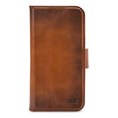 Senza Desire Leather Wallet Apple iPhone 14 Pro Max Burned Cognac