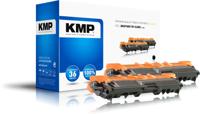 KMP Tonercassette vervangt Brother TN-242BK, TN242BK Compatibel Zwart 5000 bladzijden B-T57D - thumbnail