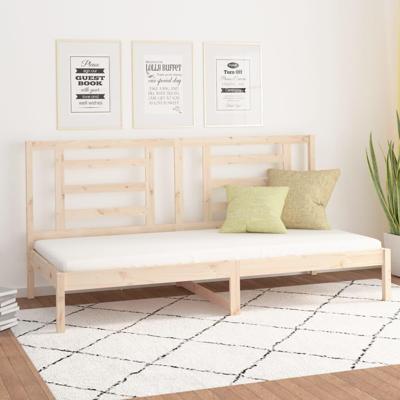 Slaapbank zonder matras 80x200 cm massief grenenhout