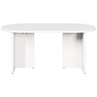 Salontafel Wit 80 x 39.5 x 35 cm Massief grenenhout - thumbnail