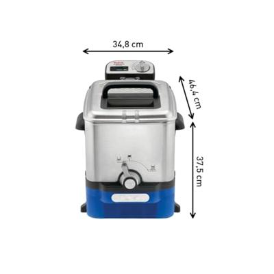 Tefal FR8040 Friteuse 2300W 3.5L Zwart/RVS