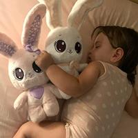 Spectron Peekapets bunny pluchen knuffel - wit - thumbnail