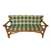 Tuinbankkussen - Hout Groen - Bruin 140 x 88 cm - thumbnail
