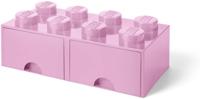 Room Copenhagen LEGO Brick Drawer 8 Roze opbergdoos - thumbnail