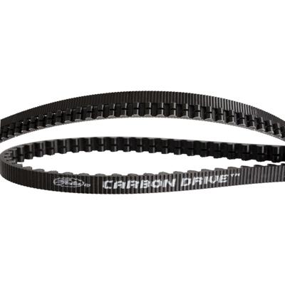 GATES cdx snaar riem 128 tands carbon zwart
