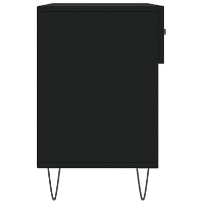 VidaXL Schoenenbank 102x35x55 cm bewerkt hout zwart