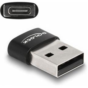 Delock USB 2.0 Adapter [1x USB-A 2.0 stekker - 1x USB-C bus] 60002