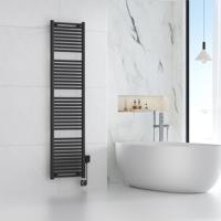 Wiesbaden Elara Elektrische Radiator WiFi - 181.7x45cm - Mat Zwart - thumbnail