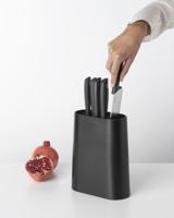 Brabantia tasty+ messenblok plus 5 messen dark grey - thumbnail