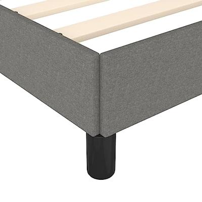 Bedframe stof donkergrijs 160x200 cm