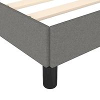 Bedframe stof donkergrijs 160x200 cm - thumbnail