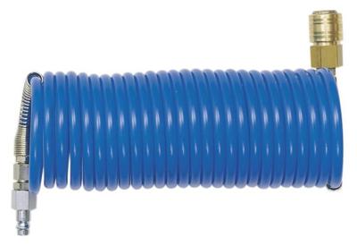 Schneider Airsystems Schneider persluchtslang spiral hose cpl. w.clutch steckn.