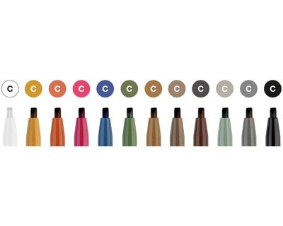 Faber Castell FC-167512 Tekenstift Faber-Castell Pitt Artist Kalligrafieset Studiobox 12 Stuks