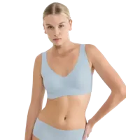 Sloggi Zero Feel Bralette padded 2.0 - naadloze Bh - Comfortabele Bh top zonder beugel of sluiting - Schijnt niet door - thumbnail