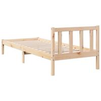 Bedframe extra lang zonder matras massief grenenhout 80x210 cm - thumbnail