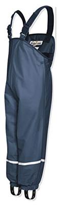 Playshoes regenbroek bretels fleece gevoerd Uni Marine-140