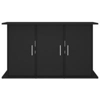 Aquariumstandaard 101x41x58 cm bewerkt hout zwart - thumbnail