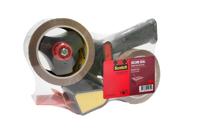 Scotch verpakkingstape Heavy ft 50 mm x 66 m bruin, 2 rollen met Pistol Grip dispenser - thumbnail