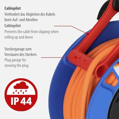 Camping Kabelhaspel 25m Garant CEE IP44 - 1182690200 Camping Kabelhaspel 25m Garant CEE IP44 - 1182690200