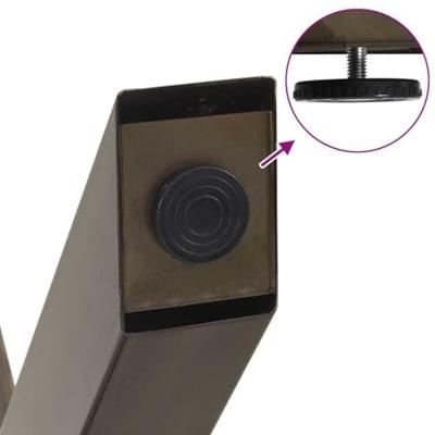 Salontafelpoten 2 st X-vormig 28x(42-43) cm staal naturel Salontafelpoten 2 st X-vormig 28x(42-43) cm staal naturel