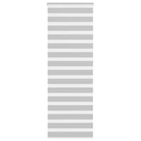 VidaXL Zebra rolgordijn 75x230 cm stofbreedte 70,9 cm lichtgrijs - thumbnail