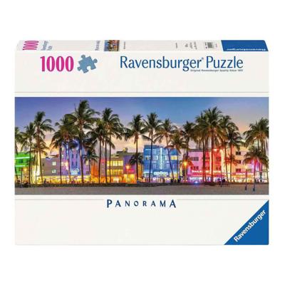 Ravensburger legpuzzel night glow on ocean drive - 1000st.