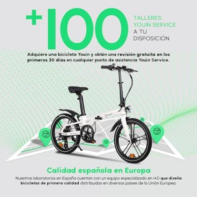 Elektrische Fiets Youin BK1350C MARBELLA Crème 250 W 20"