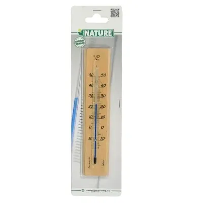 Nature Muurthermometer bamboe