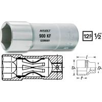 HAZET Bougiedopsleutel 900AKF · 1/2 inch (12,5 mm) vierkant hol · Buiten-zeskant-profiel · SW 16 mm · 5/8? - thumbnail