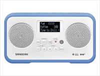 Sangean DPR-77 Radio DAB+, DAB, VHF (FM) Toetsvergrendeling Blauw - thumbnail