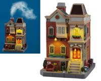 Lemax wester st. row house kersthuisje Caddington Village 2021 (zonder omdoos) - thumbnail