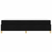 Boxspring bed Anders Zwart en Wit 90 x 190 cm Stof - thumbnail