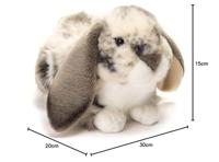 Pluchen hangende dwergkonijn 30 cm TEDDY HERMANN meerkleurig - thumbnail
