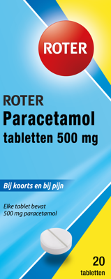 Roter Paracetamol Tabletten 500mg 20st