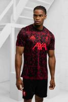adidas Liverpool Pre-Match Trainingsshirt 2025-2026 Zwart Rood - thumbnail