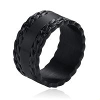 Edelstaal Heren Ring - Double Cuban Wide-20mm - thumbnail