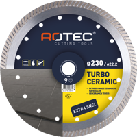 Rotec Diamantzaagblad 'Turbo Ceramic' | Ø350x3,2xØ25,4 - 704.3504TS - thumbnail
