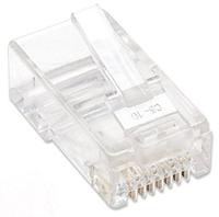 Intellinet Kabel Intellinet verpakking van 100 stuks Cat6 modulaire RJ45-stekkers UTP 2-voudige klem voor gevlochten draad 100 stekkers per pot 502344 - thumbnail