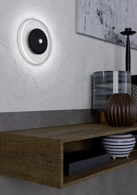 Eglo WandlampTrepella zwart met sensor - 75884