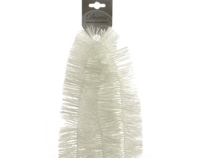 Kaemingk Guirlande lametta Glans Wit 7x270cm