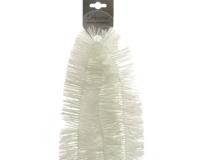 Kaemingk Guirlande lametta Glans Wit 7x270cm - thumbnail